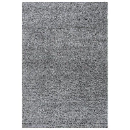 Safavieh 9 x 12 ft. August Shag 500 Contemporary Rectangle Power Loomed Rug Gray AUG522G-9